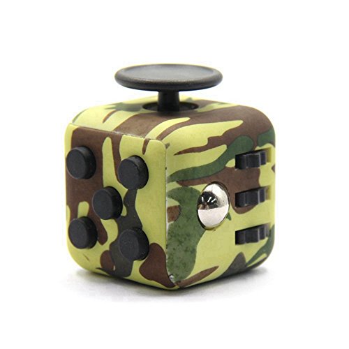 Dohomai 6 sides Fidget Cube Decompression Dice for Children and Adults Relieves Stress Anxiety and Attention Toy at your finger tips (Army green) Dohomai 6 sides Fidget Cube Decompression Dice for Children and Adults Relieves Stress Anxiety and Attention Toy at your finger tips (Army green)