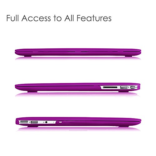 Fintie H  lle f  r MacBook Air 13 - Ultrad  nne Hochwertige Matt Gummierte Hartschale Tasche Schutzh  lle Snap Case f  r Apple MacBook Air 13 3 Zoll  