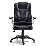 Lin Feng Xin Mu Cai Chaise De Bureau Fauteuil de Bureau Ergonomique de Grande Taille avec Dossier Haut L54 x P51 x H110-120CM Fauteuil élévateur de Jeu pivotant