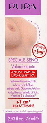 Pupa Crema Volumizzante Seno Azione Rapida, 75 ml