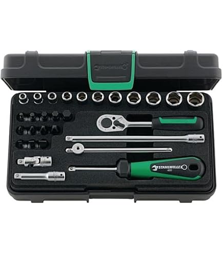 Stahlwille Torx-Garnitur – 34-teilig Im ABS-Kasten, Für Innen- Und Außen-TORX®