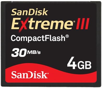 SanDisk CompactFlash 4GB Extreme III Memory