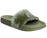 puma sandalen baby Puma Rihanna Fenty Puma Rihanna Leadcat Fenty Unisex Suede Slide Sandale Erwachsene, Burnt Olive-Puma Black, Größe 38 EU