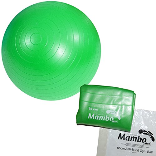 MSD Europe bvba Pilates Fitball Swiss Anti-éclatement Gym/avec 2 Bouchons, Green