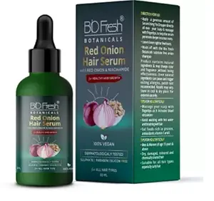 Biofresh Botanicals Onion Hair Serum with Niacinamide for Hair Regrowth and Shine & Silky (30 ml)