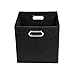 Modern Littles Folding Storage Bin (Smarty Pants Solid Black)