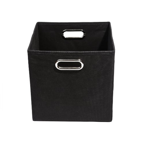 Modern Littles Folding Storage Bin (Smarty Pants Solid Black)