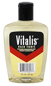 Vitalis Hair Tonic 7 Ounce With V7 (207ml) (6 Pack)
