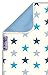 Dooky Blanket Baby Blue / Blue Stars