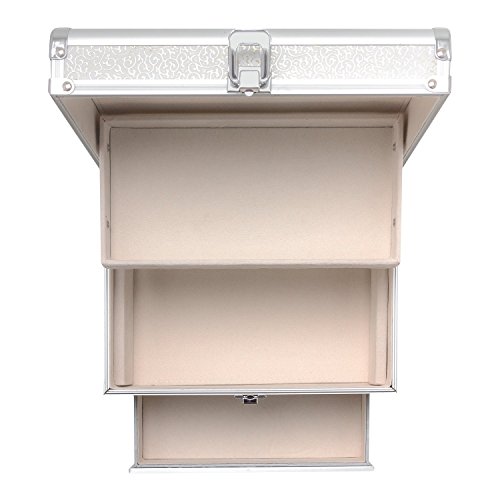 anndora® Schmuckkoffer Kosmetikkoffer + Spiegel Modell und Farbe zur Auswahl - 6