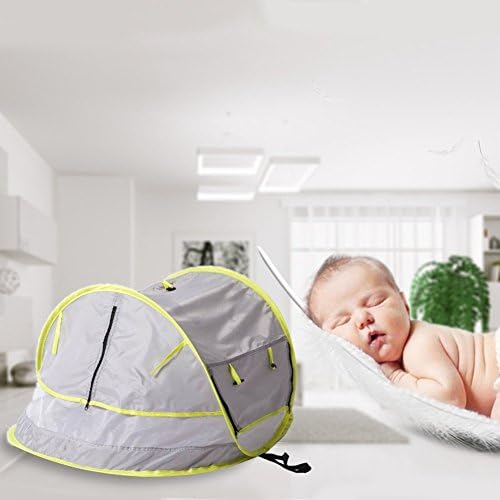 XGZ Baby Tent UV Protection, Foldable Infant Anti-Mosquito Net Automatic Baby Tent Shelter Shade Movable Mosquito Repellent Tent For Hiking Camping Beach
