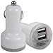 Produktbild Twin Dual Port Xylo USB Kfz-Ladeadapter KFZ Reise Ladegerät Adapter. Ideal für HTC One (E8) Ace, One (M8) 2014, One (M7) 2013, One Mini 2 2014 & One mini 2013 Handy.