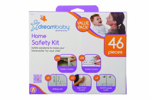 Dreambaby Home Safety Kit Value Pack (White, 46 Pieces)