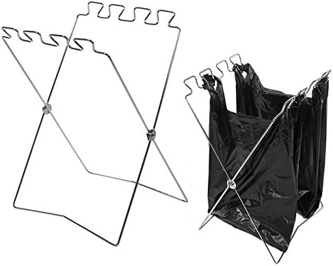 TTPLANET Trash Bags Holder Stand Waste Sorting Bin for Camping Suitable in Bedroom, Kitchen, Camping Indoor and Outdoor