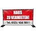 Produktbild (PVC) Haus zu vermieten Bauzaunbanner, Immobilien, Banner, Zaunblende, Werbebanner, 340 x 173 cm, DRUCKUNDSO