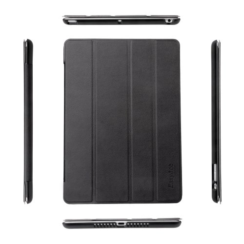 EasyAcc® Ultra Slim Apple iPad Air hülle Case Smart cover mit Standfunktion / Sleep / Wake up für iPad Air / iPad 5 Tasche – Schwarz - 6