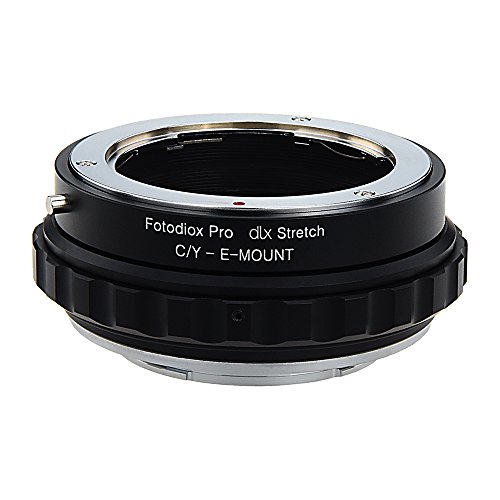 FotodioxDLX Stretch Lens Mount Adapter Compatible with Contax/Yashica (CY) Lenses to Sony E-mount Cameras
