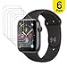 Price comparison product image AloMit [6 Pack Screen Protector for Apple Watch 44mm (Series 4) [Max Coverage] [Band Case Friendly] [NOT GLASS] Anti-Bubbles TPU with [Lifetime Replacement Warranty] Screen Protector for iwatch 44mm