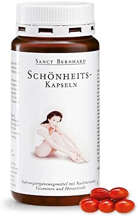 Beauty Capsules with Evening Primrose Oil, Vitamins and millet Extract 200 Capsules