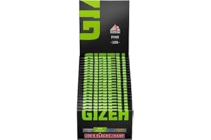 10 x GIZEH Black Fine Magnet einzeln 10x100 Blatt grüne Schrift