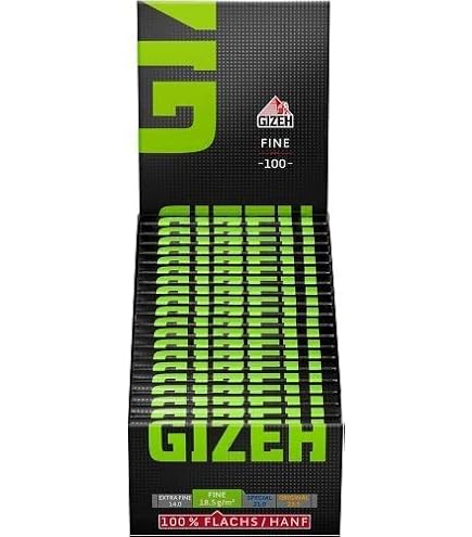 30 Beutel Gizeh Aktivkohle Slimfilter 6 Mm (30x120) – Schmale Filter Für Selbstgedrehte Zigaretten