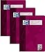 Produktbild Oxford 100050332 "Schule Schulheft | 1 Stück | A4 | 32 Blatt | 90 g/m² | Lineatur 28 - kariert mit Doppelrand | violett (3 Stück)