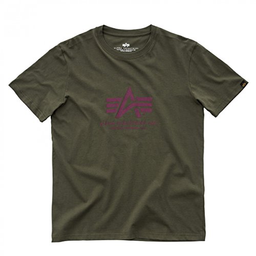 Alpha Industries Herren Oberteile/T-Shirt Basic Grün 4XL Alpha Industries Herren Oberteile/T-Shirt Basic Grün 4XL