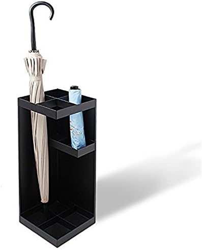 DYF Umbrella Storage Barrel European Metal Iron Large capacity Floor,Black,20*20*50cm