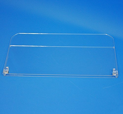Hansen Spuckschutz Gastronomie / Thekenaufsatz / Greifschutz / Hustenschutz / Niesschutz / Hygieneschutz / Diebstahlschutz aus Acryl / Acrylglas (Plexiglas); L-Form klappbar; Größe 80 cm - 3