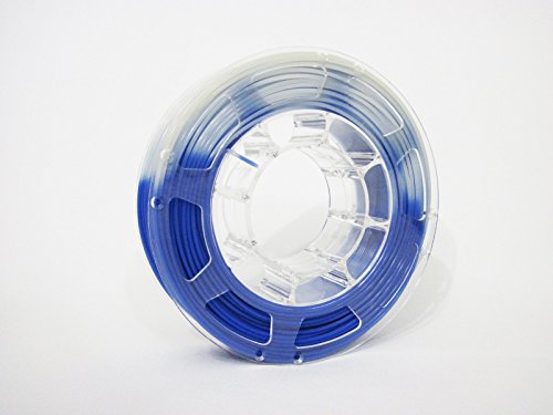 GO-3D Temperature Color Changing Blue to White PLA 3D Printing Filament 1.75mm, 225g