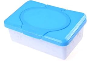 NRKIN taschentücher box Kosmetiktücherbox Baby Wipes Dispenser Ungiftige tragbare Wischtücher kosmetiktücher box für Feuchttücher von 80 Stück oder weniger als
