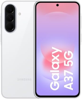 Samsung Galaxy A37 5G, 256GB, 3 anni di Garanzia, Smartphone sottile, Cerchia e Cerca, Gomma Oggetto, Suggerimento di modifica, Tripla Camera, IP68, 5.000 mAh, Awesome White [Versione Italiana]