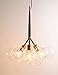 Produktbild CLLCR Haushalt Kronleuchter, Crystal Palace Deckenleuchte, Schmiedeeisen Wandleuchte Nordic Restaurant Schlafzimmer Wohnzimmer Bar Tischlampe Einfache Single Head Wohnzimmer Kaffee Shop Dekoration Gl