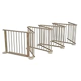 Riesiges XXL Lauf- und Absperrgitter 7,2 Meter mit 8 Elementen inkl. Tür- und Wandhalterungen Laufstall für Babys und Kleinkinder - 5