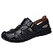 Produktbild iHAZA Herren Retro Flache Schuhe Sommer Neue Hohle Einfarbige Atmungsaktive Sandalen