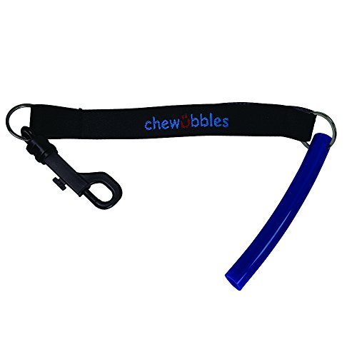 Preisvergleich Produktbild Kauknochen Rohr robust Kau mit Leine blau