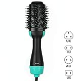2 in 1 One Step Haartrockner: Er wurde entwickelt, um auch Ihre anspruchsvollsten Anforderungen zu erfüllen. Verwenden Sie es als Haarstyler, füllen Sie Ihre Locken auf, machen Sie Ihr Haar lockig oder wellig und glätten Sie es natürlich. Perfekt für trockenes sowie nasses Haar.