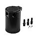 Produktbild ConanGenka Universal Racing verwirrte Oil Catch Can Vorratsbehälter 3-Port Oil Catch Tools - Schwarz