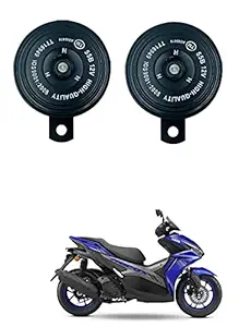 Znee Smart Motorcycle Horn Loud Sound Waterproof 12V 110DB (Set of 2) for Yamaha Aerox 155