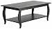 Produktbild Loft24 MORA Couchtisch Sofatisch Kaffeetisch Wohnzimmertisch mit Ablage Landhaus Kolonial Kiefer Holz massiv (160x60x45 cm, Dunkelbraun)