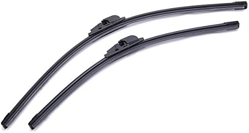 IIIPILOTING Super Plus Quality Silicone Frameless Wiper Blades Of Front Windshield For BENZ C CLASS 203 22''+22'' [2013-2014] OEM