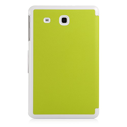iHarbort® Samsung Galaxy Tab E 9.6 Hülle – Ultra Slim Leder Tasche Hülle Etui Schutzhülle Für Samsung Galaxy Tab E 9.6 Zoll T560 T565 Case Cover Holder (Galaxy Tab E 9.6, grün) - 6