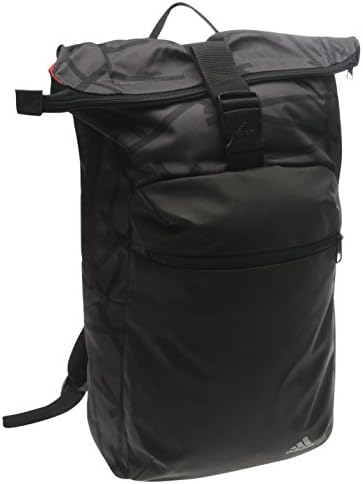 adidas Young Athletic Backpack Black/Grey Sports Bag Holdall Rucksack W:26 x H:61 x D:14 (cm)