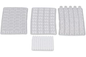 Frefgikty Stampo per in miniatura in scala 1/16, confezione da 4 kit fai da te per simulazione di per sabbia da tavolo e accessori per paesaggi