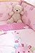 Clair de Lune Lottie and Squeek Rocking Crib/ Cradle Quilt and Bumper Set