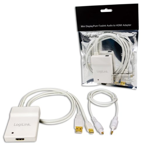 LogiLink Adapter Mini Display Port, USB, Toslink Audio to HDMI