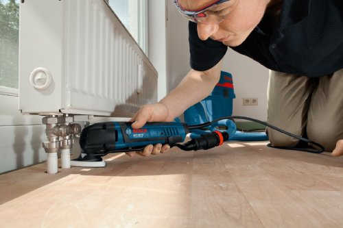 Bosch GOP 250 CE Professional Multi-Cutter im Karton mit Zubehör (Sägeblätter, Schleifplatte und -blatt, Schlüssel) - 5