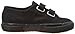 Superga 2750 Jvel Classic, Unisex-Child Low-Top Trainers, Full Black, 9.5 Child UK