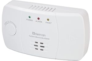 HEIMAN Carbon Monoxide Alarm Detector EN 50291 Certified, CO Alarm Detector, Battery Powered, 10 Year Sensor, 722ES (722ES)