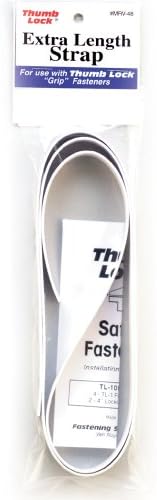 Thumblock MRV-48WT 48-Inch Extra Length Strap, White